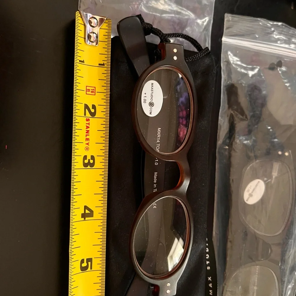 Max Studio +1.00 Readers, 4 pairs!